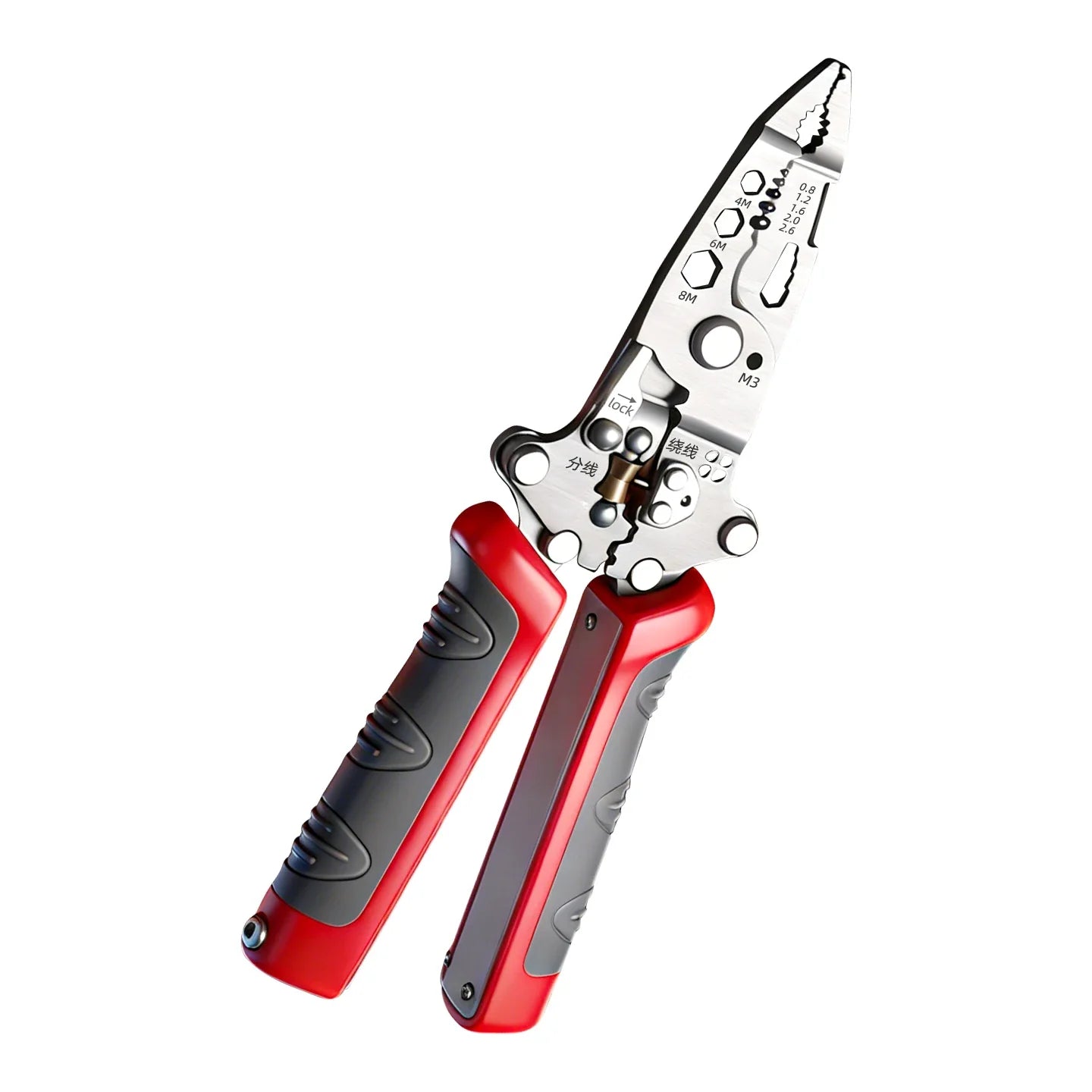 Foldable Multifunction Wire Stripping & Crimping Pliers – Professional Electrician Tool for Cutting, Stripping & Repair Work