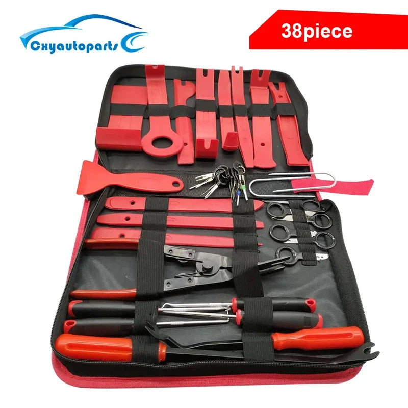 Car Interior Disassembly Kit – Plastic Trim Removal Tools & Clip Puller Set for DIY Auto Panel Work