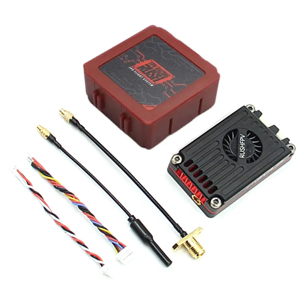 RUSHFPV RUSH MAX SOLO 5.8GHz 2.5W VTX - CNC Shell with Built-In Cooling Fan for FPV Freestyle & Long-Range Racing Drones