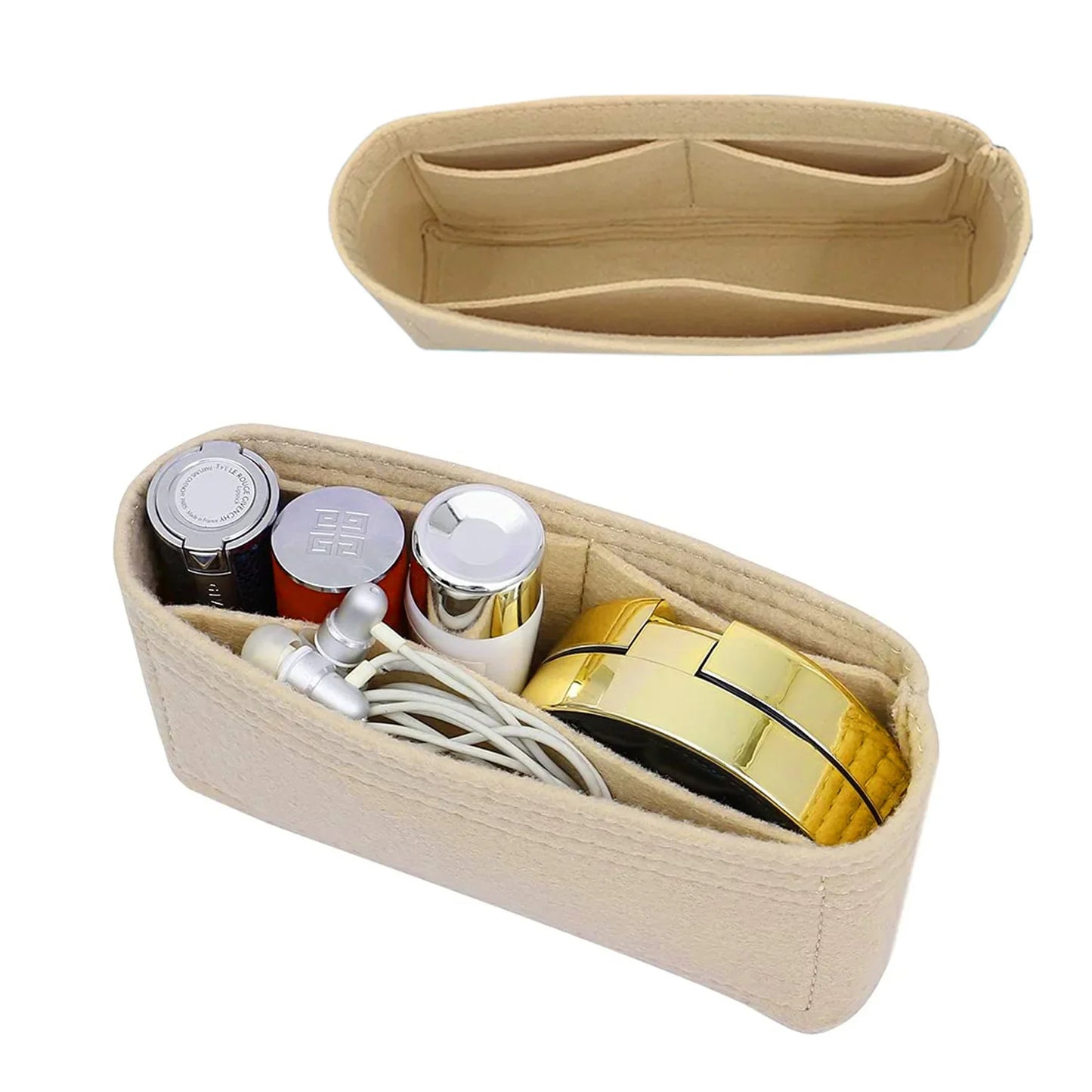 Felt Bag Insert Organizer — Purse & Handbag Organizer for Longchamp Mini Shoulder Bag