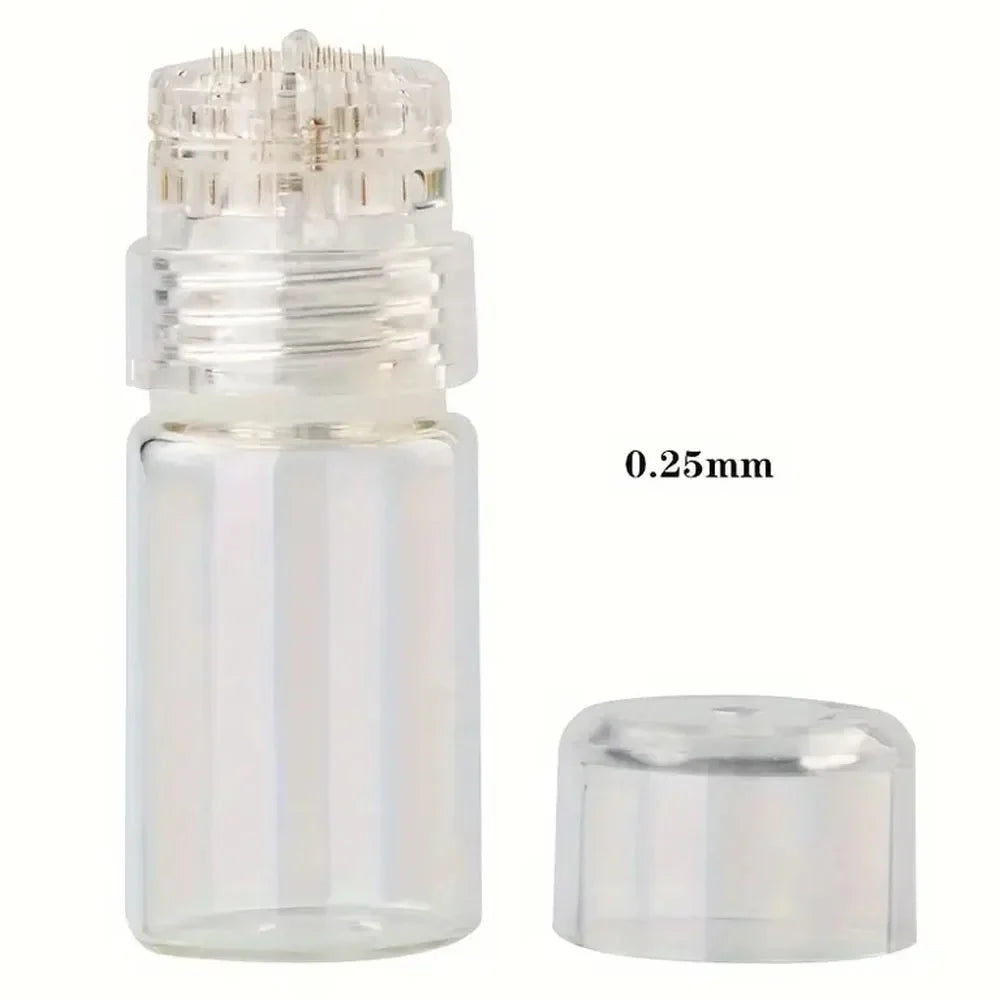 Hydra Needle Titanium Derma Roller & Serum Applicator — 0.2mm/0.25mm for Face & Beard Growth