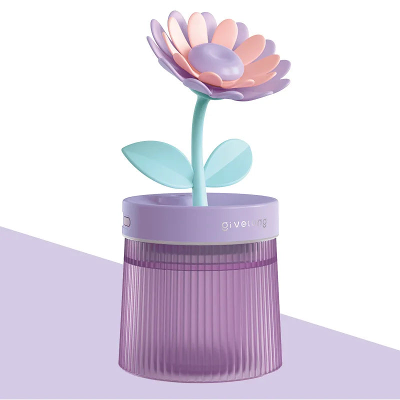 2024 Portable USB Ultrasonic Humidifier – Colorful Cup Aroma Diffuser, Cool Mist Maker & Air Purifier with Light