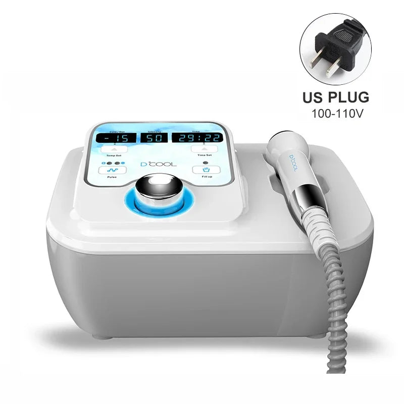 2025 NEW Dcool Portable Beauty Device – Hot & Cool EMS Electroporation Machine for Skin Tightening and Anti-Puffiness Facial Care