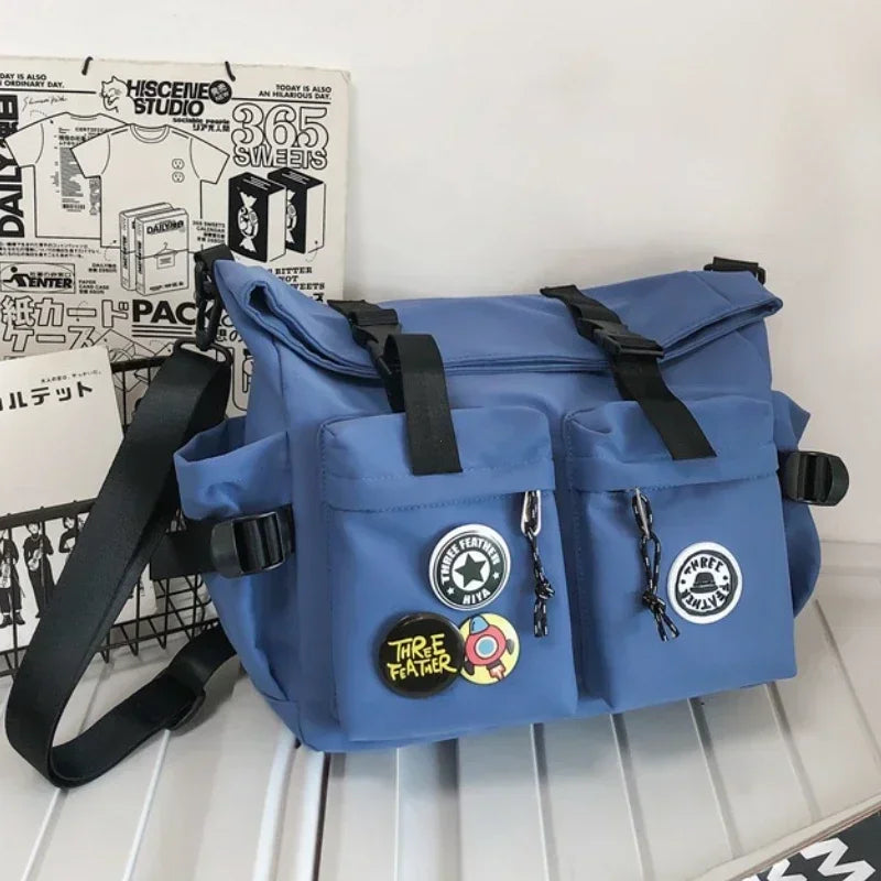 Trendy School Crossbody Bag for Teenage Girls – Casual Fashion Shoulder Backpack & Handbag for Students