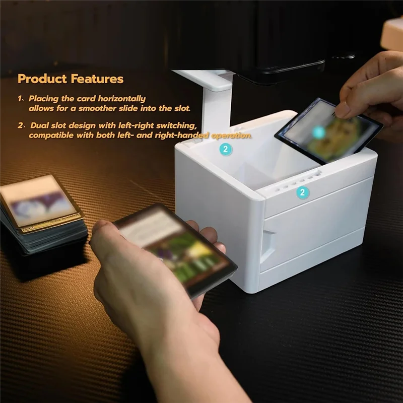 ABZZ MTG Card Scanner Stand - Trading Card Scan Holder with Quick Scan Function for Game Cards