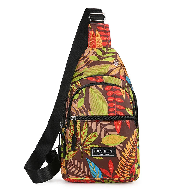 Trendy Women's Breast Bag – Large Capacity Single Shoulder Crossbody & Outdoor Leisure Backpack