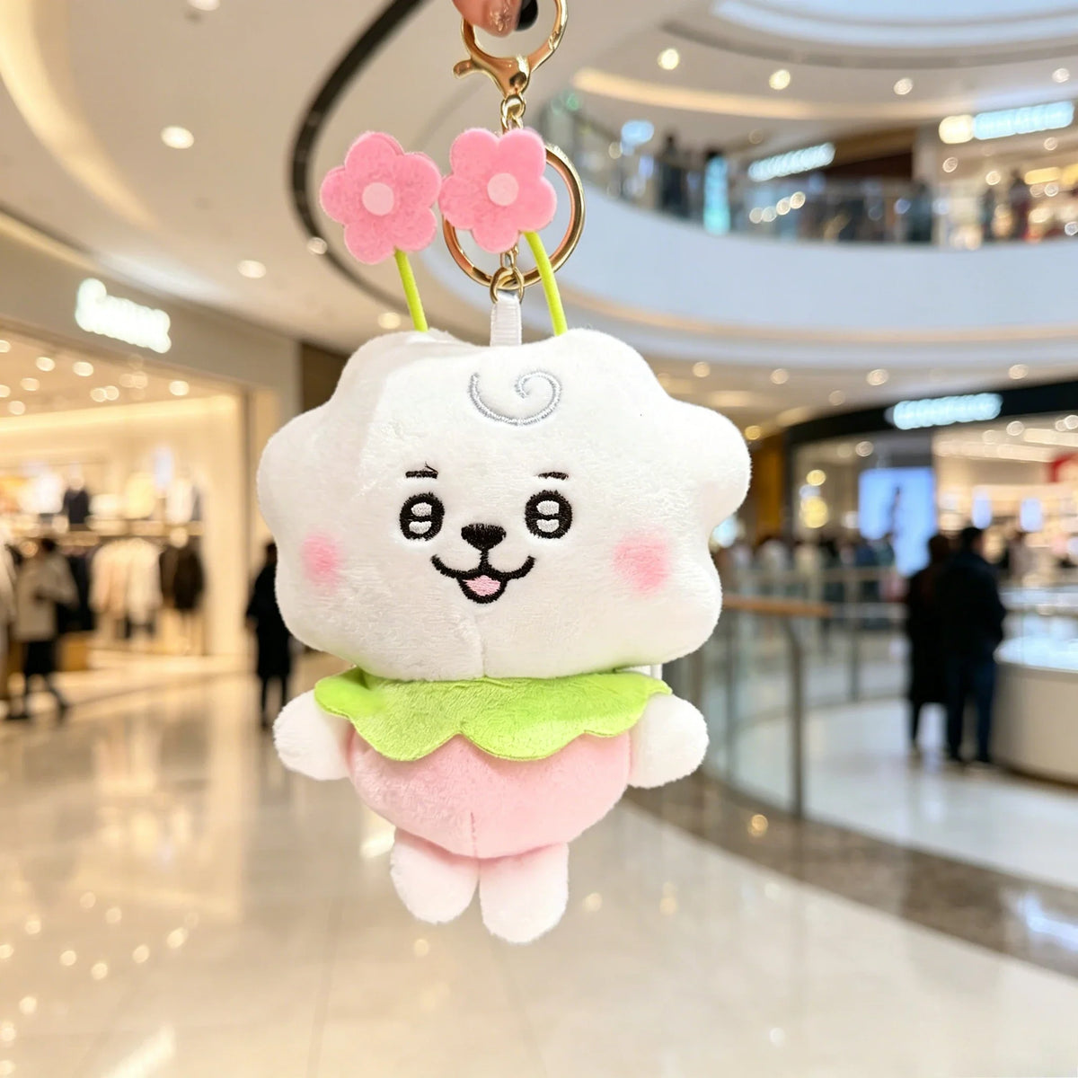BT21 Character Keychain - Cute Cartoon Backpack Pendant & Decorative Anime Doll
