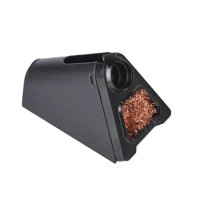 JCD 820 Aluminum Alloy Soldering Iron Stand – Electric Holder with Copper Cleaning Ball & RMA Flux
