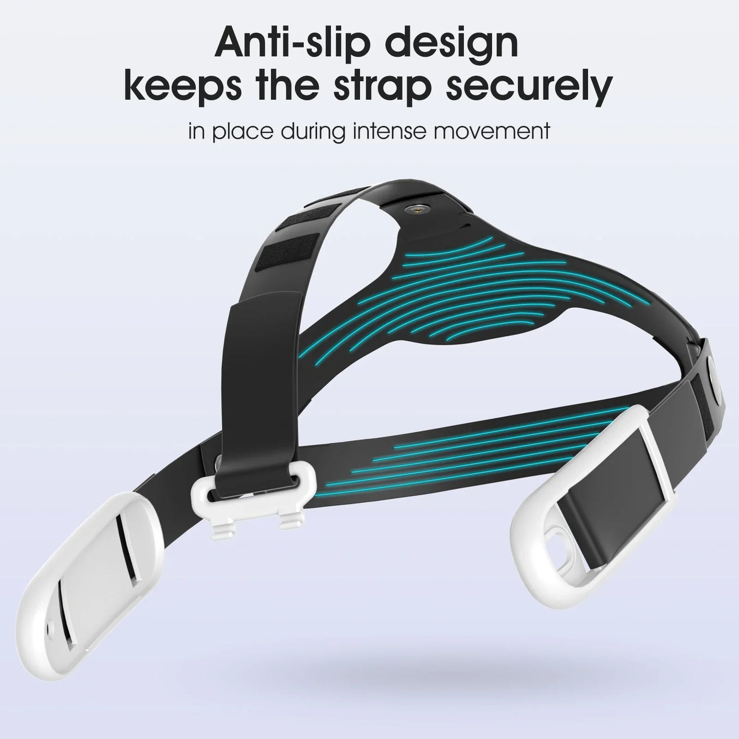 Active Silicone Head Strap for Meta Quest 3 — Comfortable Durable Replacement Pillow Accessory