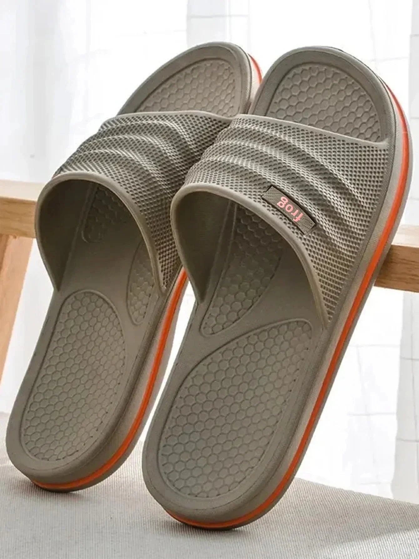 Men’s Summer EVA Home Slippers – Lightweight Slip-On Indoor House Shoes for Bathroom, Living Room & Beach Comfort