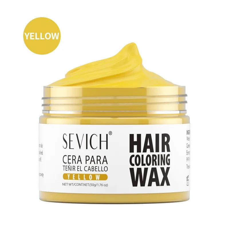 13-Color Halloween Hair Wax – 50g/120g DIY Temporary Hair Dye Cream for Men & Women, Party, Cosplay & Daily Use