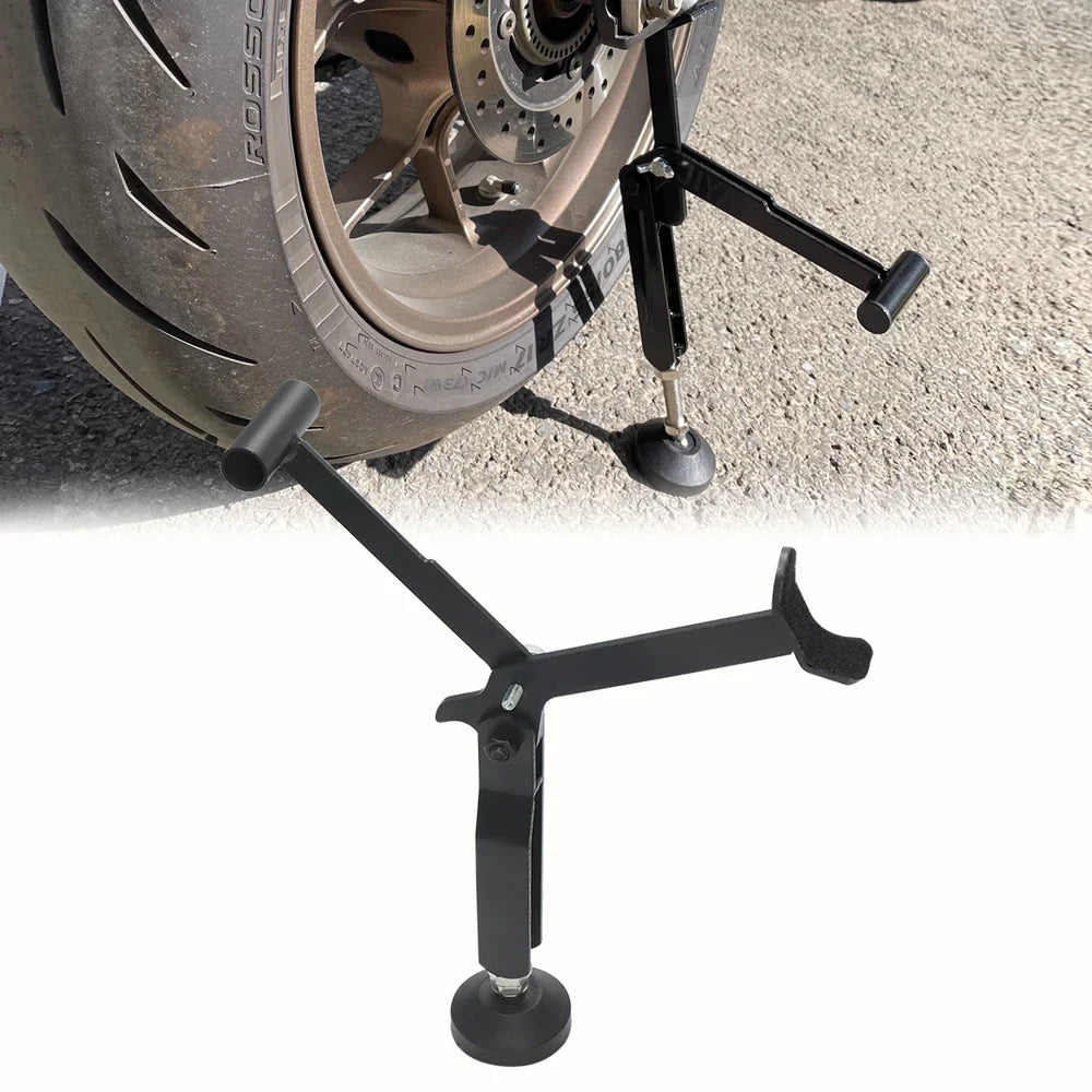 Energy-Saving Foldable Swingarm Lift – Portable Dirt Bike Wheel Support & Motorcycle Side Stand Paddock