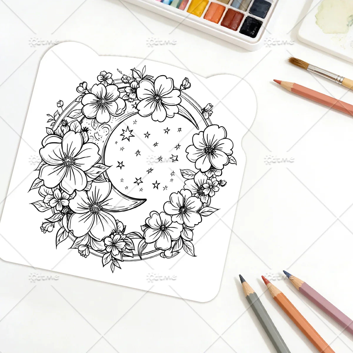 MOMN Cozy Spaces Coloring Book - Cute Adult Relaxation Coloring Pages with Daily Activities and Creative Patterns