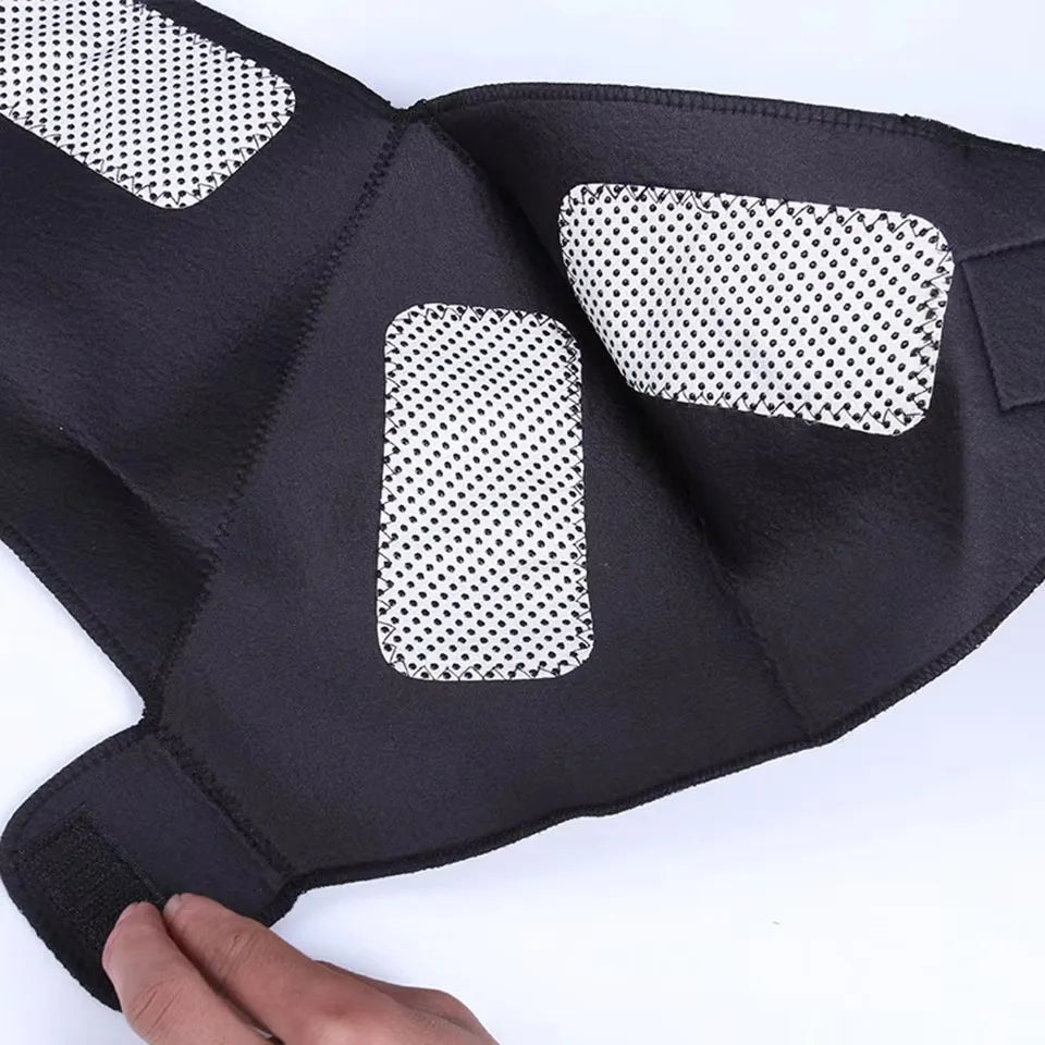 Self-Heating Shoulder Support Pads – Magnetic Heat Therapy Wrap for Pain Relief, Moxibustion-Style Heating Tape for Men & Women