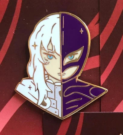 Berserk-Inspired Guts & Casca Hard Enamel Pin — Anime Collectible Accessory