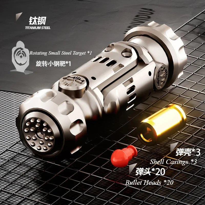 Stun Grenade Fidget Spinner & Mini Toy Gun β Ejectable Shell Stress Relief Finger Toy for Adults & Kids Gift