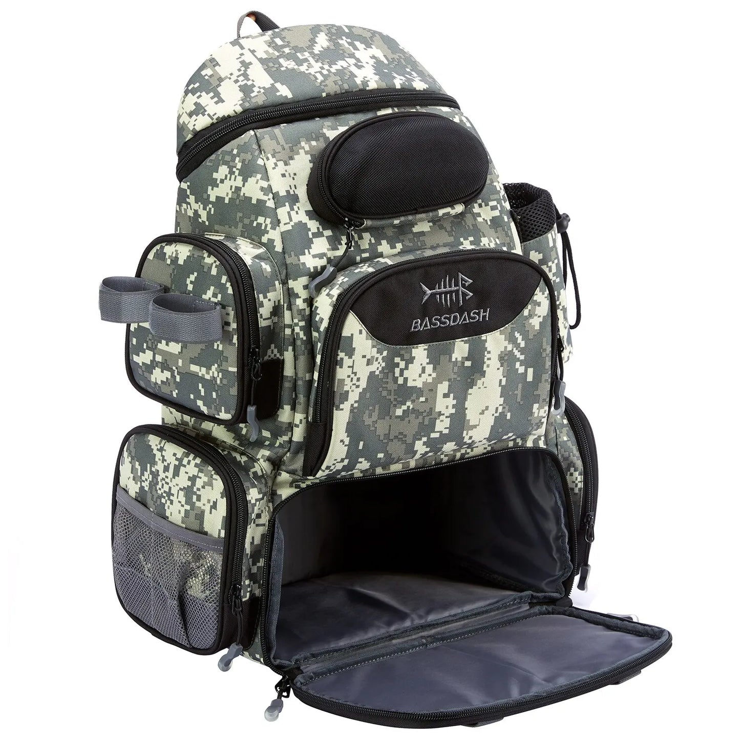 Bassdash Fishing Tackle Backpack — Lightweight Tactical Multifunctional Fishing Bag