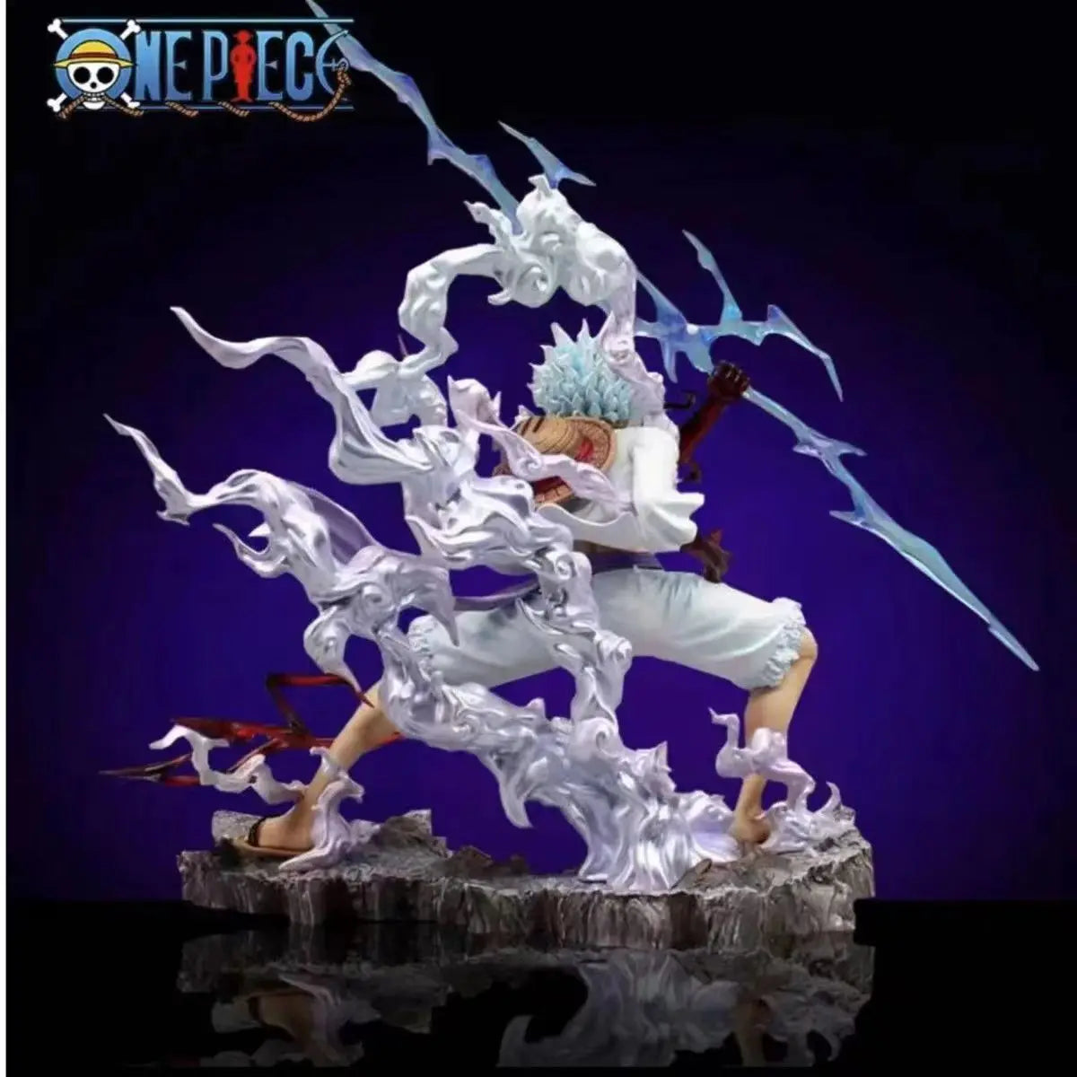 25cm One Piece Raiden Five Gear Nica Lightning Luffy Action Figure – Collectible Statue Toy for Decoration & Gifts