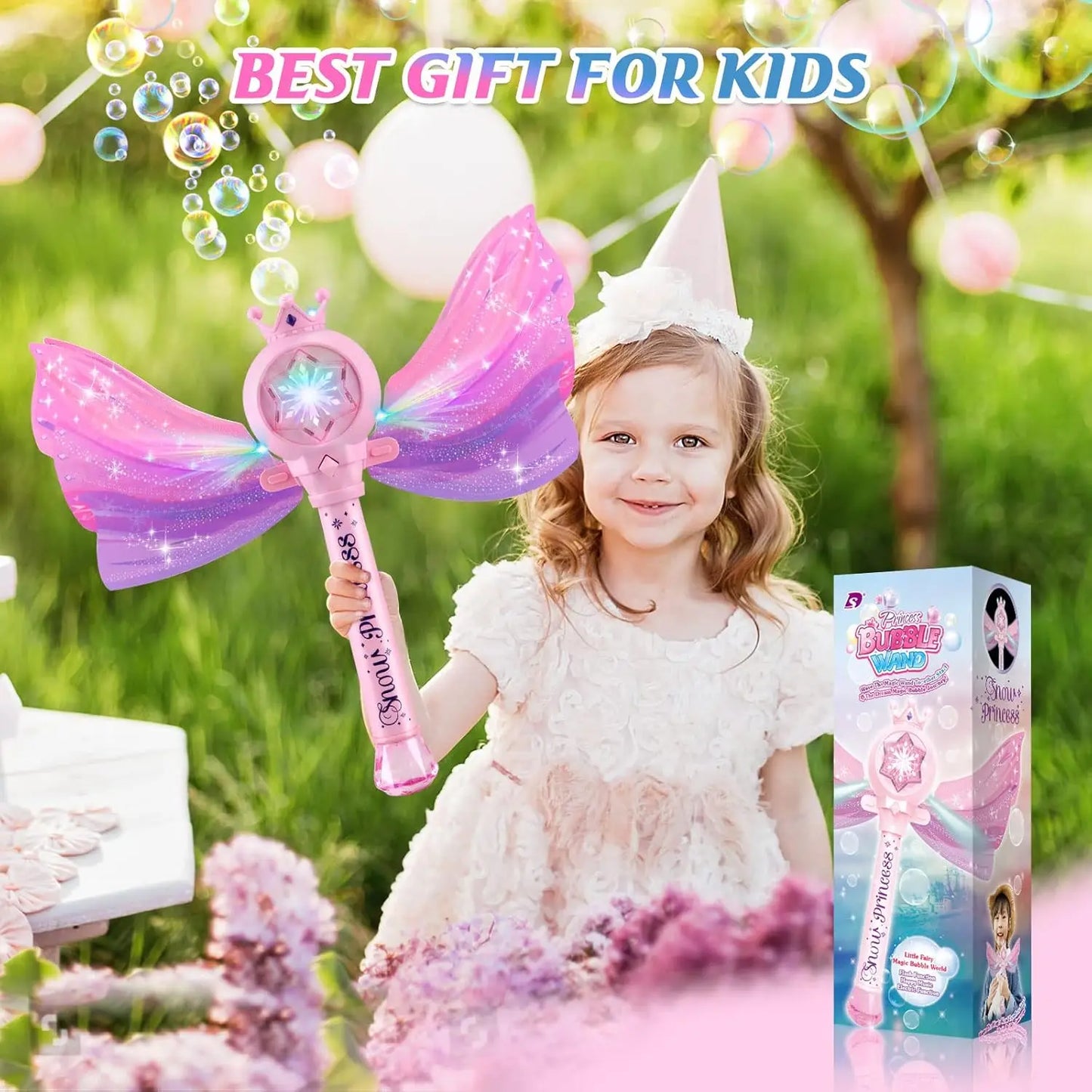 Electric Unicorn Bubble Wand – Bubble Maker Toy for Toddlers, Girls & Boys