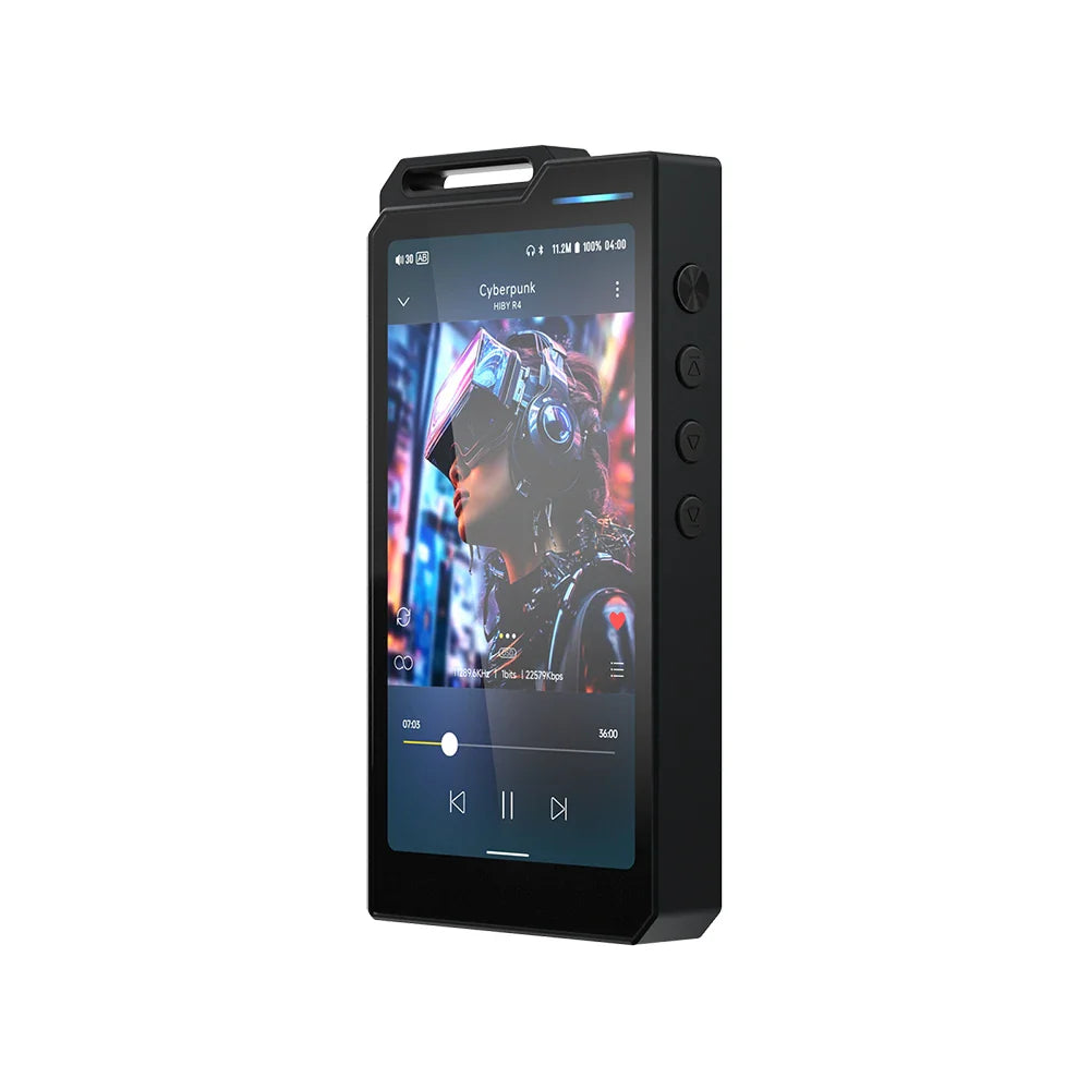 HiBy R4 HiFi Music Player — Android 12 MP3 Audio Player with ES9018Q2M×4, Bluetooth, WiFi, DSD256, MQA, USB DAC, Headphone AMP, 4.7" OPA1652, 11hr Playtime