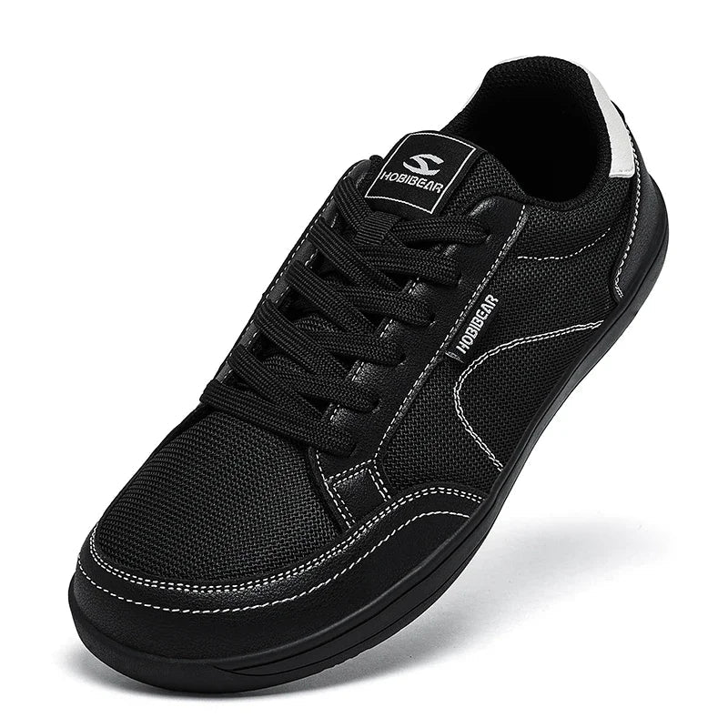 HOBIBEAR Barefoot Minimalist Shoes – Wide Toe Lace-Up Zero Drop Lightweight Sneakers for Men & Women