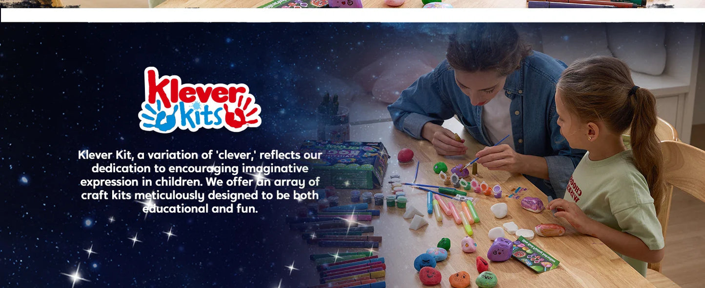 JOYFY Glow-in-the-Dark Rock Painting Kit – Arts & Crafts Toy for Kids Ages 6-12, Birthday Party Art Supplies