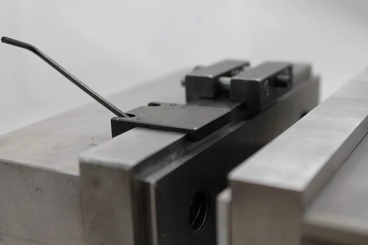 Ultra Low Profile Vise Jaw Stop - 6 Inch Standard Vice Accessory for Precision Workholding