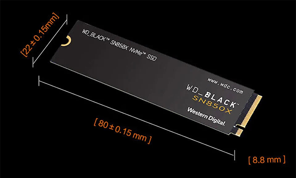 Western Digital WD SN850X 1TB/2TB SSD – NVMe Gen4 PCIe M.2 2280 Internal Solid State Drive for PS5, Desktop & Laptop