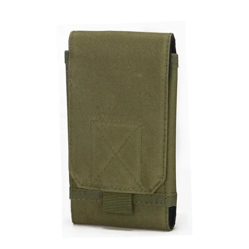 Waterproof Outdoor Camo Tactical Phone Holder – Nylon Waist Belt EDC Hunting Bag