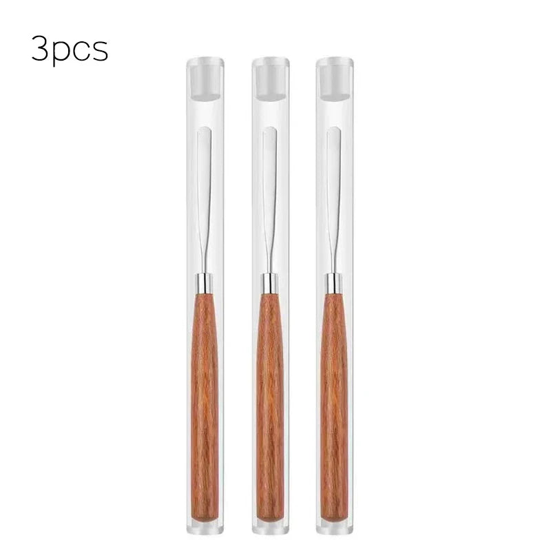 Stainless Steel Nail Art Spatula - Metal Mixing Stick for Pigments, Makeup and Manicure DIY Tools