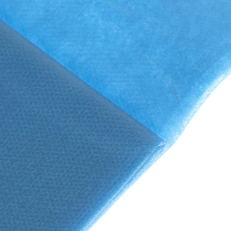 40PCS Disposable Surgical Drapes – Sterile Non-Woven Surgical Sheets, Blue 600x600mm with Hole