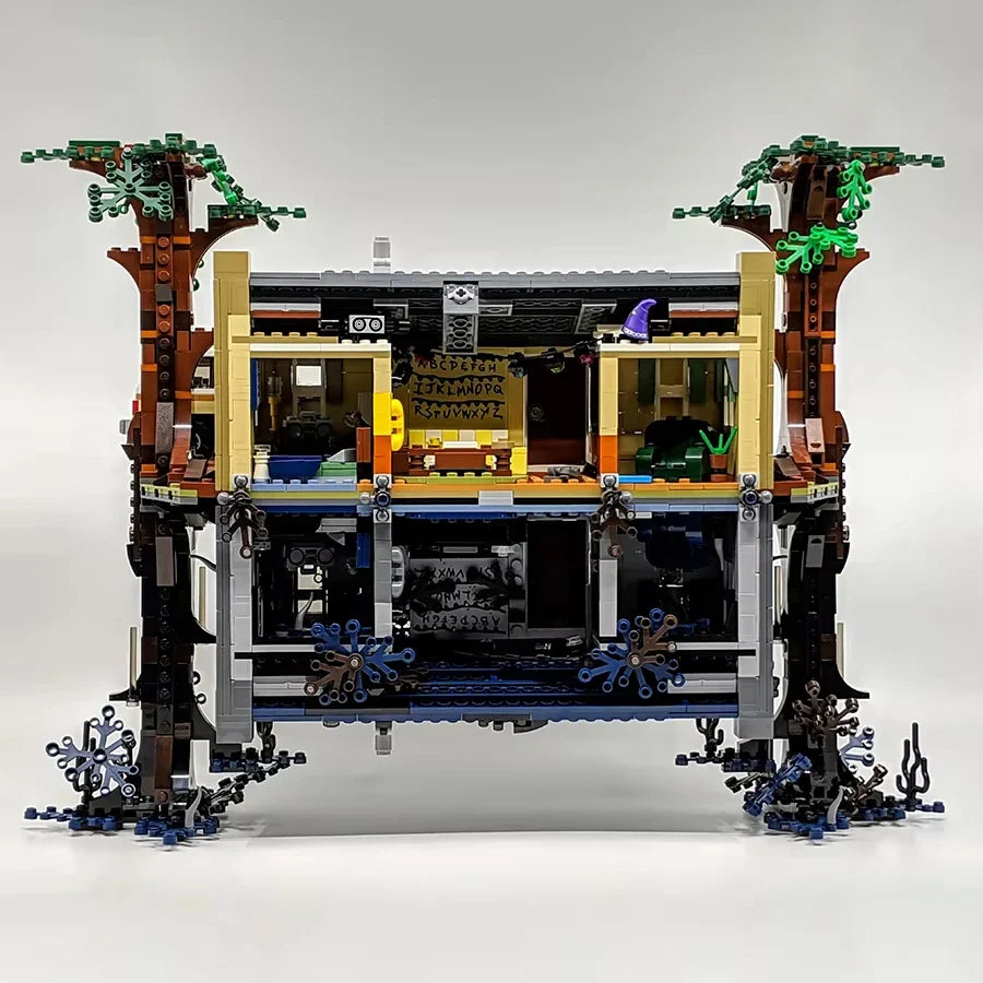 New Strange Story Upside-Down World Horror Model – 75810 Building Block Toy for Boys, Challenging Assemble