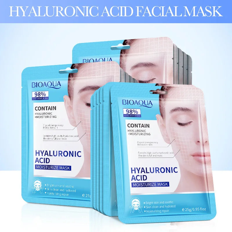 15PCS BIOAQUA Retinol Collagen Face Masks – Firming, Hydrating, Brightening & Moisturizing Skincare