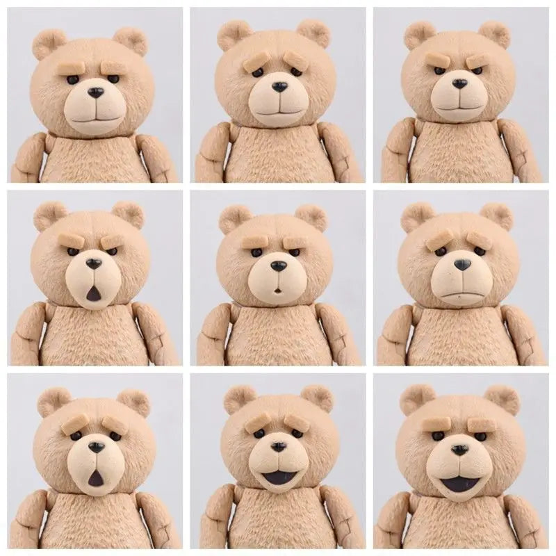 Ted 2 Teddy Bear Action Figure - Amazing Yamaguchi Revoltech BJD Movie Model Collectible Toy Gift