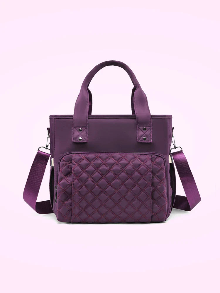 Extra Large Fashion Lunch Bag β Hot-Pressed Waterproof Leak-Proof Travel, Picnic & Mommy Storage Bag