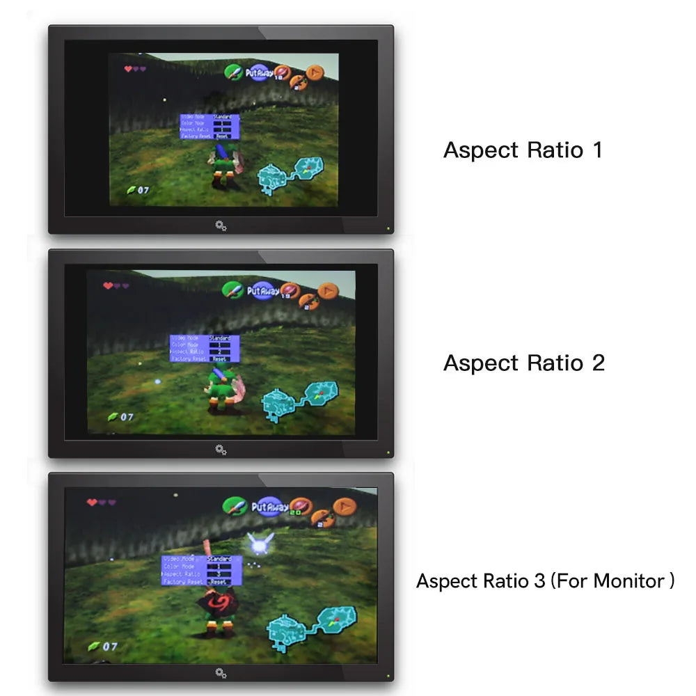 HISPEEDIDO N64 HDMI Mod Kit – Digital Transfer Port PCB Set for TV Gameplay with 3 Aspect Ratio Support
