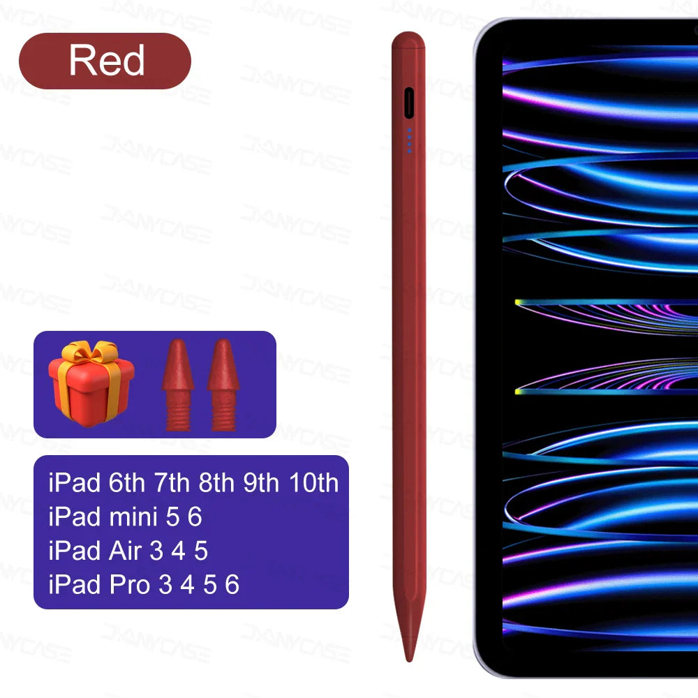 2025 iPad Stylus Pen with Palm Rejection — Compatible with iPad Pro, Air, Mini & 5th–13th Gen Models
