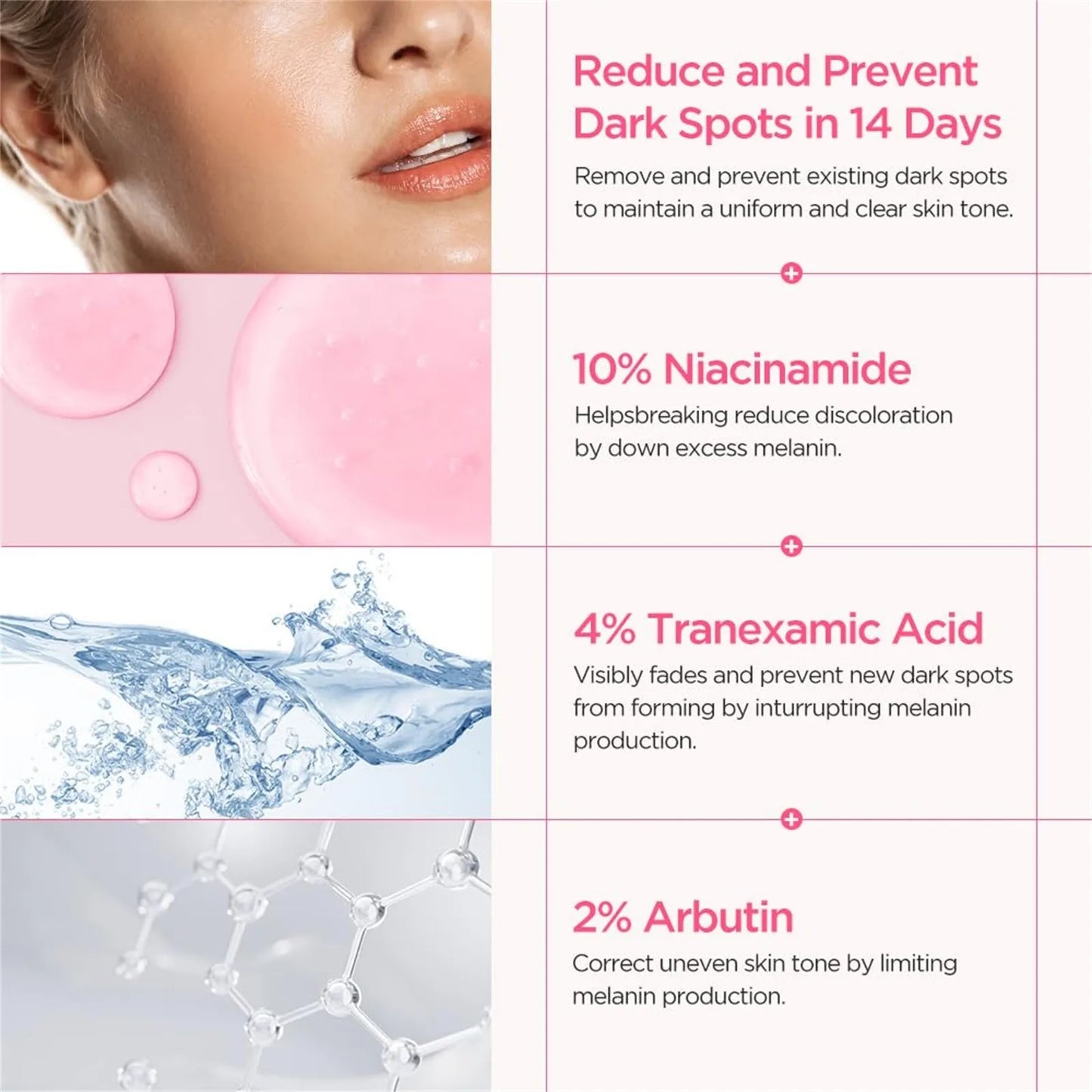 Anua Dark Correcting Essence – 10% Niacinamide & 4% Tranexamic for Acne Marks & Hyperpigmentation – 30ml (1/2/5pcs)