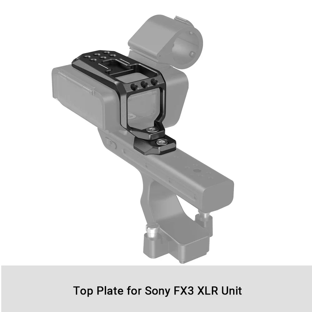 SmallRig Camera Cage for Sony FX30/FX3 – Rig Kit with Cable Clamp, Cold Shoe & NATO Rail Accessories (Model 4183)