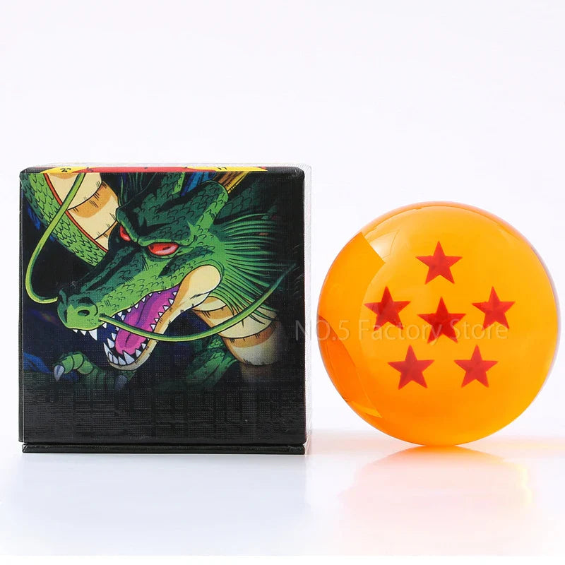 Dragon Ball Z Crystal Ball Figures – 1-7 Star Shenron Wish Balls, 3.5-7.6cm Anime Collectible Desktop Toys