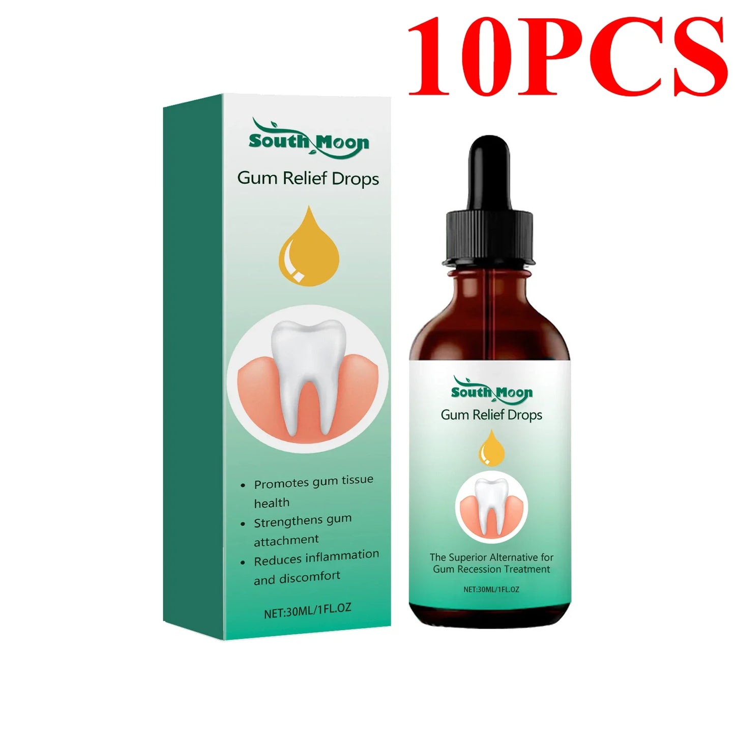 Gum Repair Oral Care Drops - Periodontal Hygiene Treatment for Gum Cleaning & Stain Removal