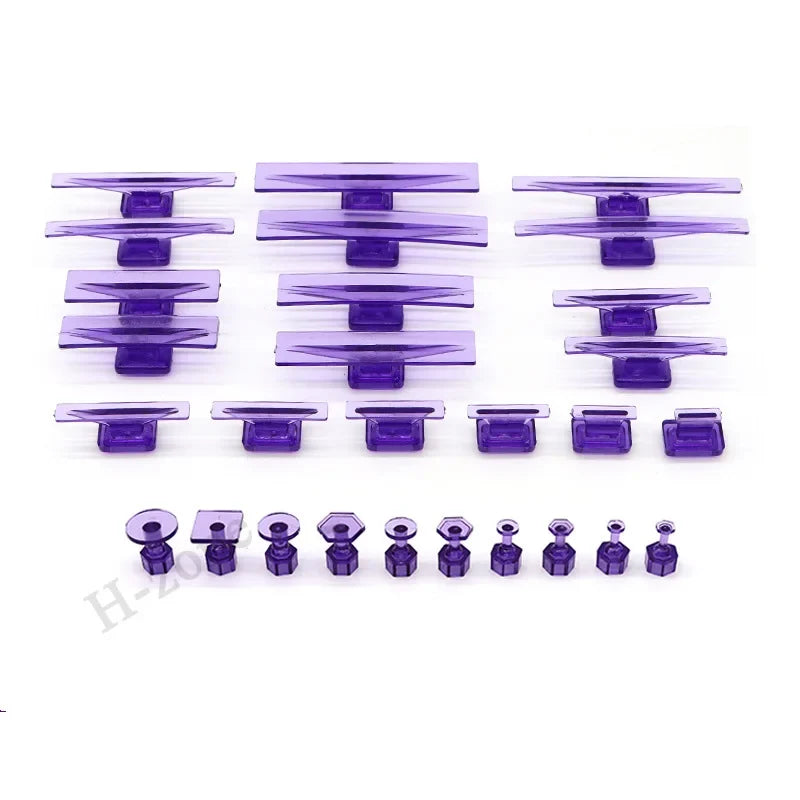 28Pcs Paintless Dent Repair Glue Tabs Kit – Auto Body Dent Puller Lifter Tools for Car Dent Removal & Bodywork Restoration Accessories