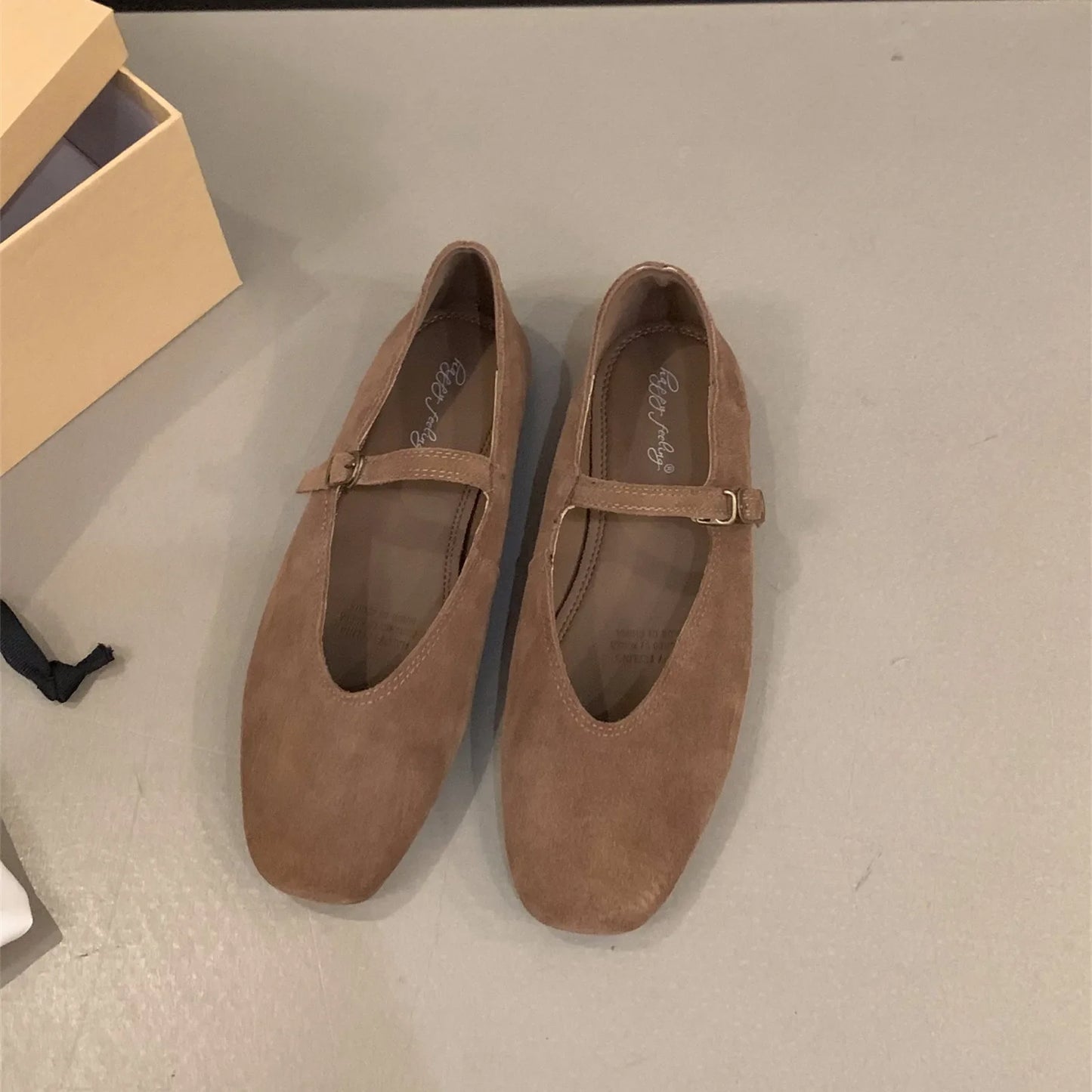 Bailamos 2024 Women's Flats – Round Toe, Slip-On Casual Ballet Shoes, Soft Leather Elegant Dress Shoes