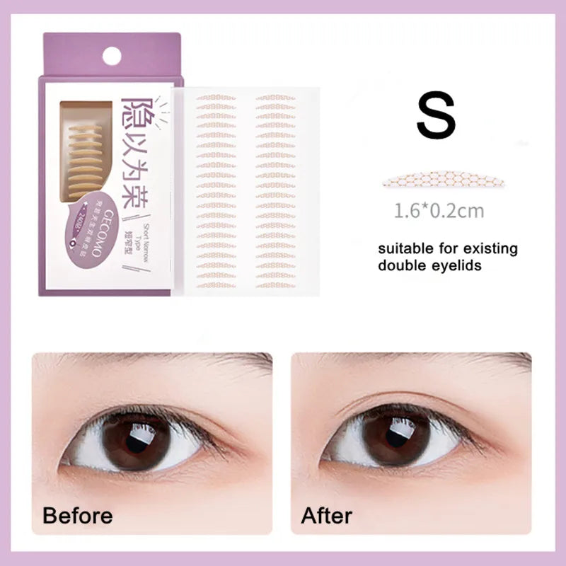 960PCS Invisible Double Eyelid Tape Stickers – Long-Lasting Clear & Beige Self-Adhesive Eye Lift Tools