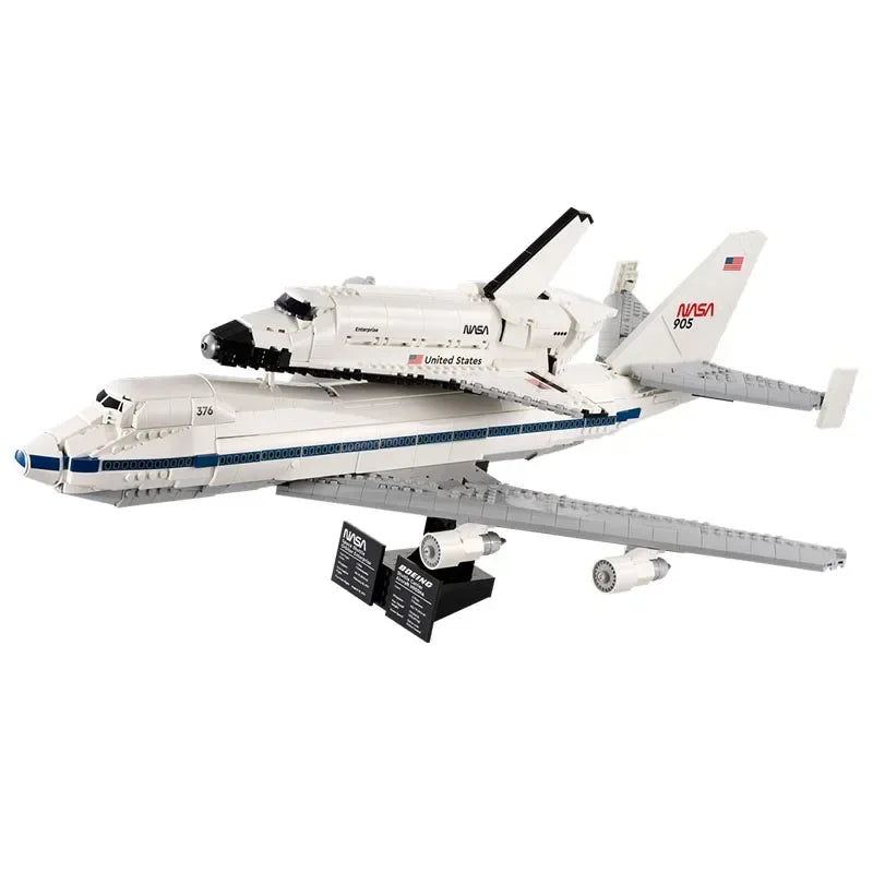 2025 ICONS Shuttle Carrier Aircraft Model – 10,360 DIY Building Blocks Bricks Toy for Kids, Creative Home Decor & Christmas Gift