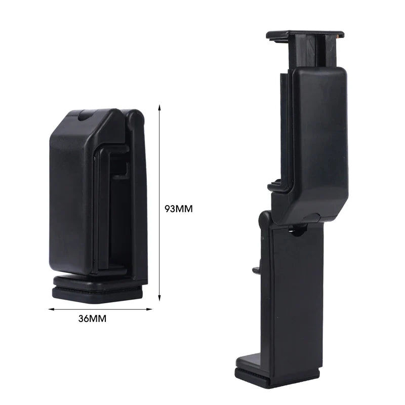 Portable Airplane Phone Holder Clip | Foldable Travel Stand for iPhone, Samsung, Google, Mi | Seat & Desk Mount Support