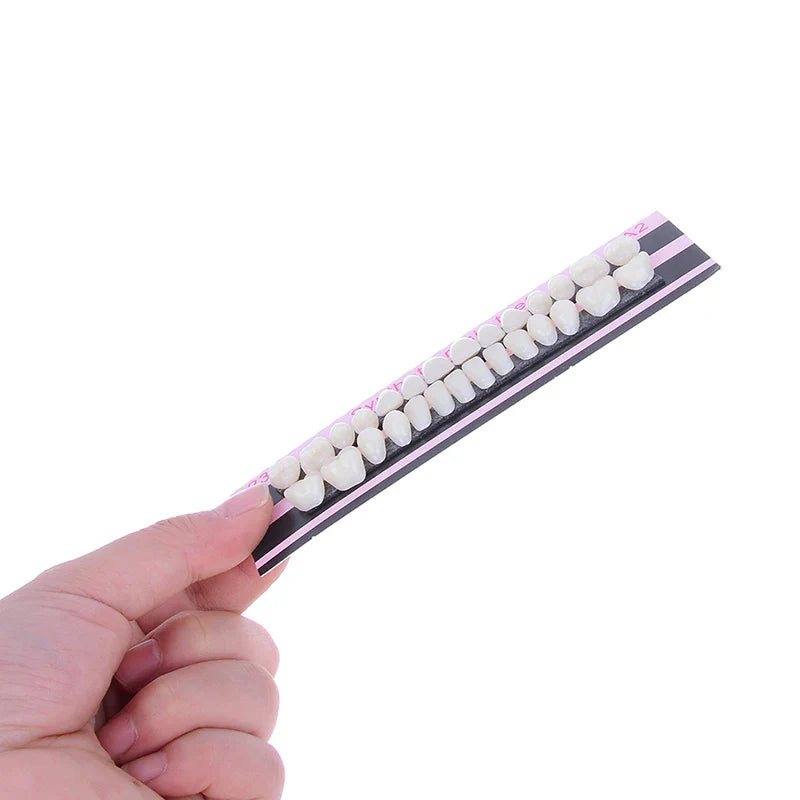 Ultra-Thin Resin Dental Veneers — Temporary Upper & Lower Teeth Whitening Veneer, Shade A2 (#23)