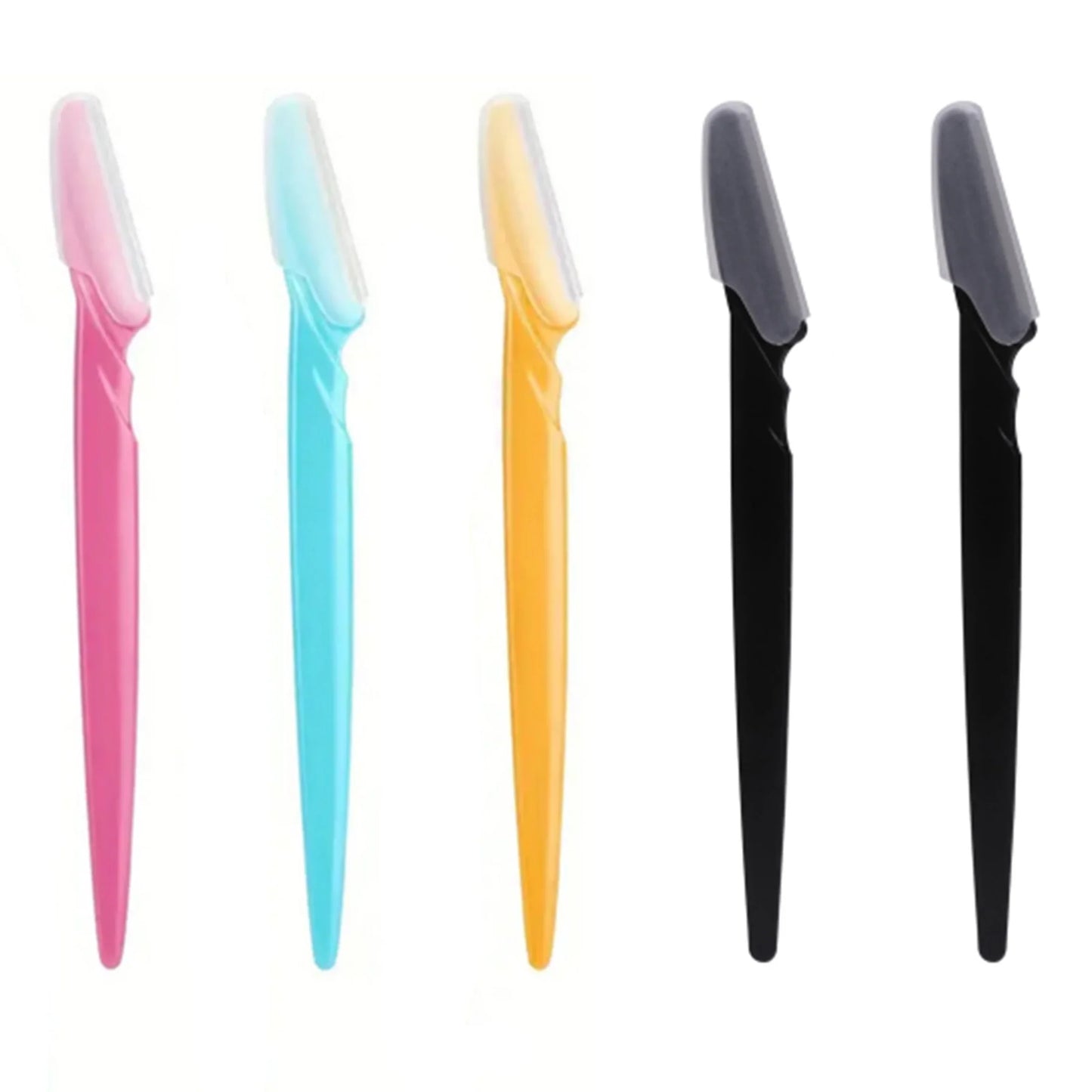 5/10/30/40pcs Eyebrow & Face Razor Set for Women and Men β Safe Hair Trimmer with Protective Cover