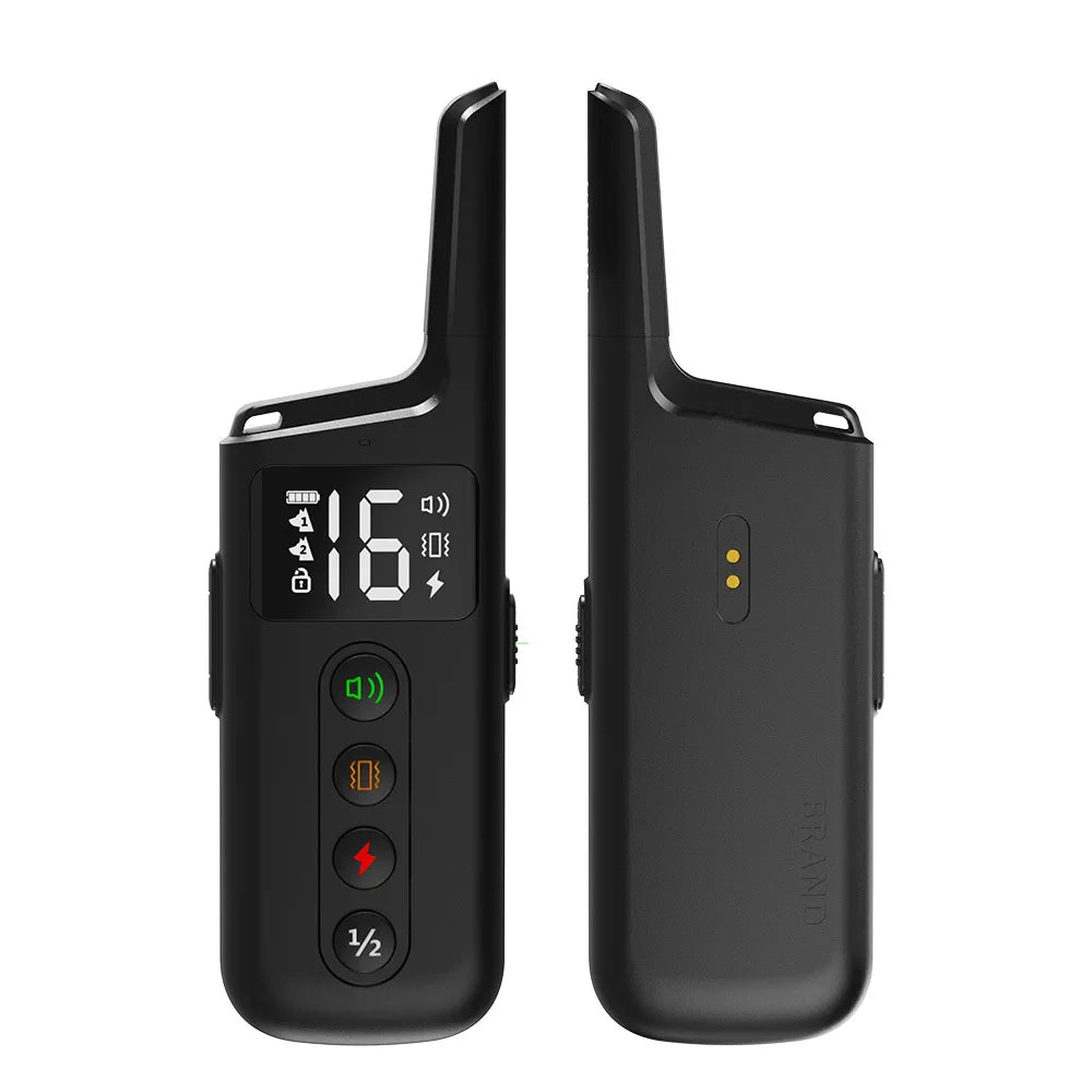 500M Remote Control Dog Training Collar Waterproof Rechargeable Anti-Bark Electric Training Device for Dogs Adjustable Behavior Correction Collar