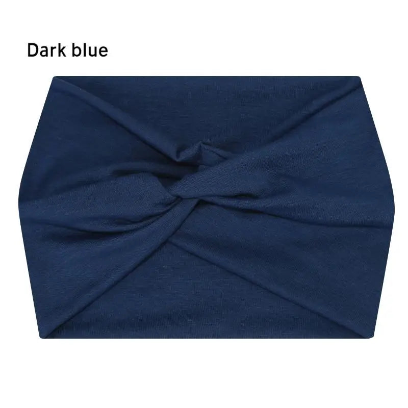 Wide Elastic Headband for Women – Yoga, Pilates, Running & Cycling Sweatband Hairband Turban Makeup Hair Hoop